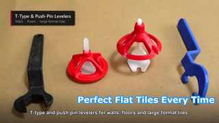 Tonton: Sistem Leveling Ubin 2mm 100 Buah untuk Etalase Ubin 3-15mm