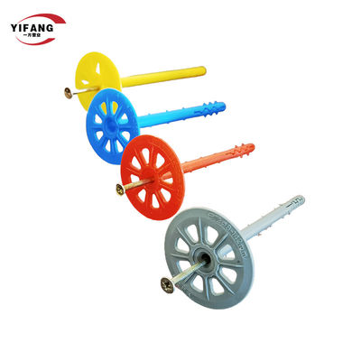 Baja Galvanis Steker Dinding Plastik Isolasi Jangkar Sekrup Pengencang