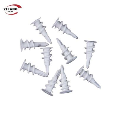 Jangkar Dinding Plastik Kekakuan Tinggi Gyprock Screw Plugs Untuk Bahan Bangunan