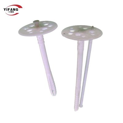 Perlengkapan Panel Isolasi Perangkat Keras / Jangkar Papan Busa Plastik 15mm ~ 18mm Shank