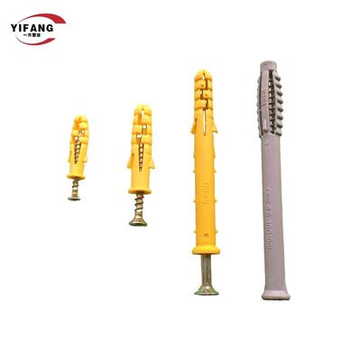 Isolasi 52mm 57mm Plastik Ekspansi Jangkar Dowel Nail