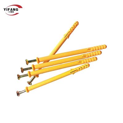 Ikan Biru Kuning Seperti Plastik Expansion Anchor Drywall Screw Plugs Standar Umum