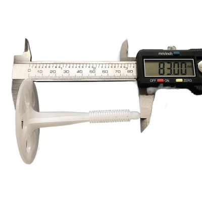 Bata 100mm Panjang Hdpe Jangkar Isolasi Plastik, Pengencang Masonry Grip Plasti