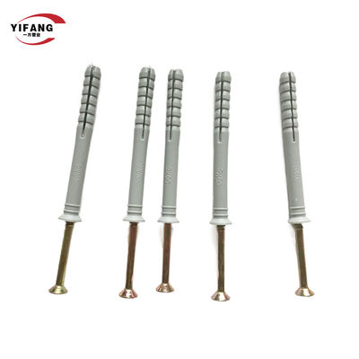 Steker Dinding Baja Galvanis Jangkar Ekspansi Plastik Tahan Guncangan