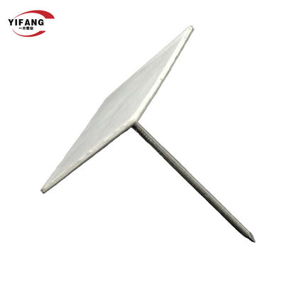 Pin Tongkat Isolasi Stainless Steel 50x50mm Untuk Memperbaiki Wol Kaca