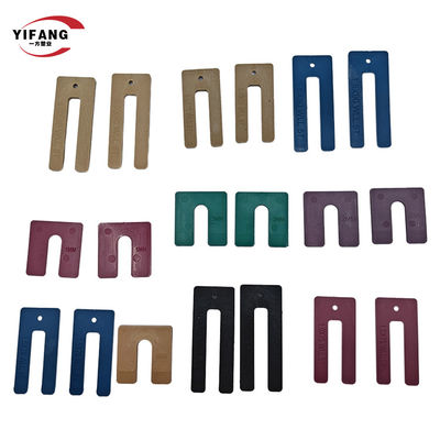 3.2Mm U Horse Shape Shims H Type Plastik Packer Plastik Bangunan Packer Window Packer Untuk Window