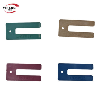 U Bentuk Kuda Shims Window Packer untuk Jendela Frame Pintu Plastik Shim Packers Waterproofing