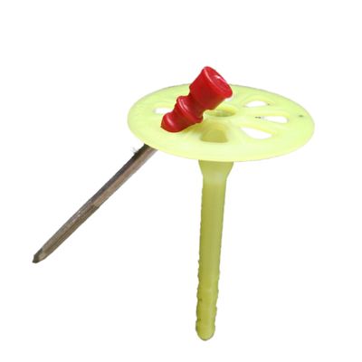 55mm Disc Building Wall Fixings Jangkar Isolasi Plastik 8x95mm