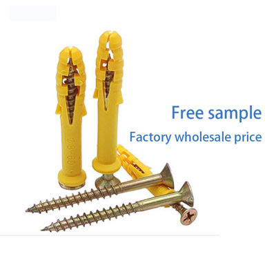 ISO 80 * 40mm PE PP Nylon Plastic Expansion Anchor Plastic Screw Plugs